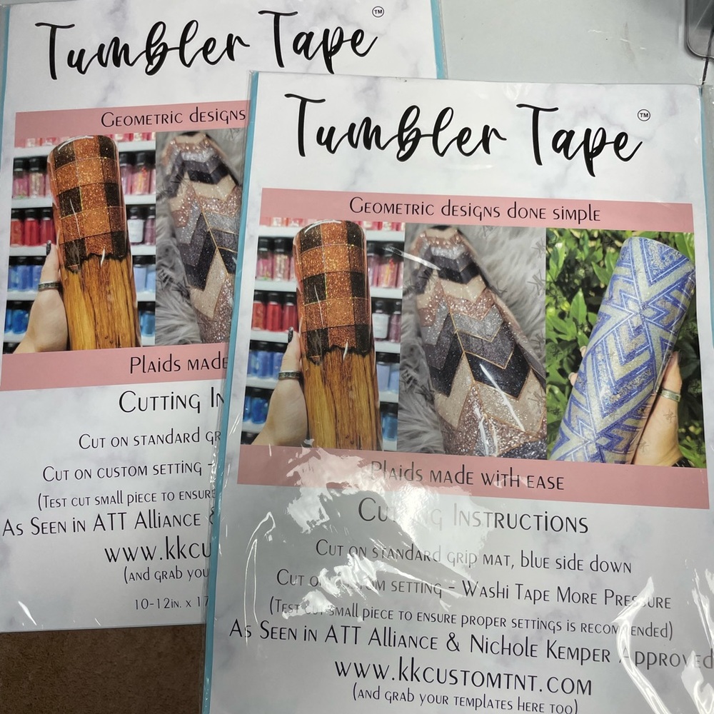 Tumbler Tape for Glittering Tumblers - 2 packages